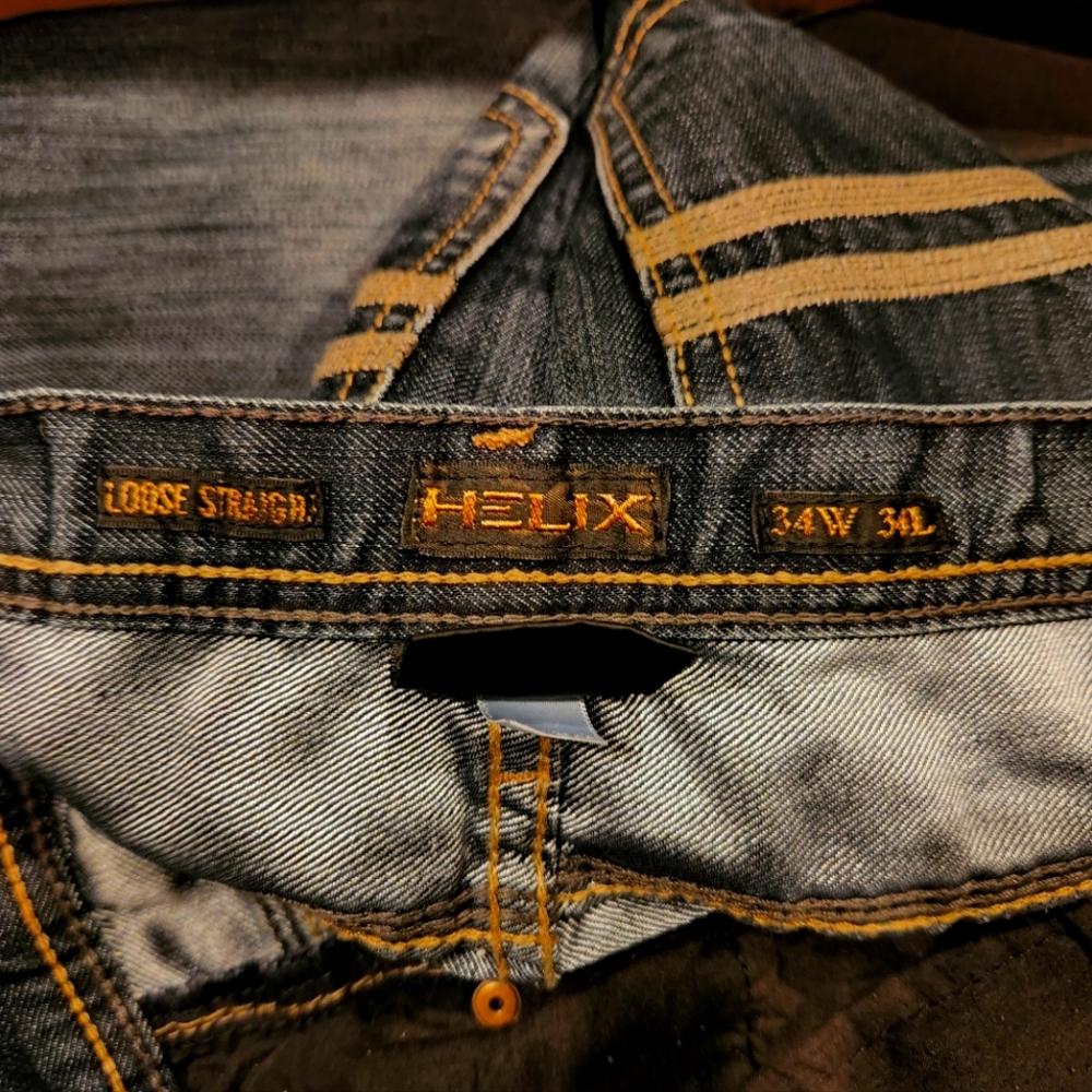 Helix Men's Loosefit Jeans 34×34